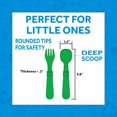 thumbnail image 6 of Re-Play Toddler Utensils Kids Silverware, 12pk Baby Utensils, Under The Sea, 6 of 8