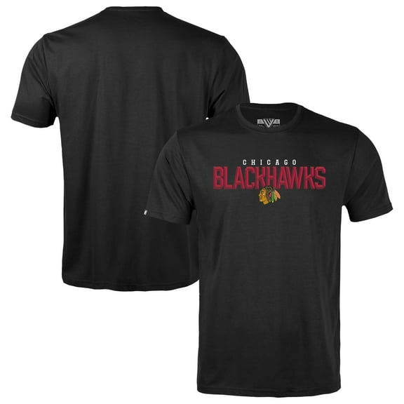 Youth Levelwear  Black Chicago Blackhawks Little Richmond Carve T-Shirt