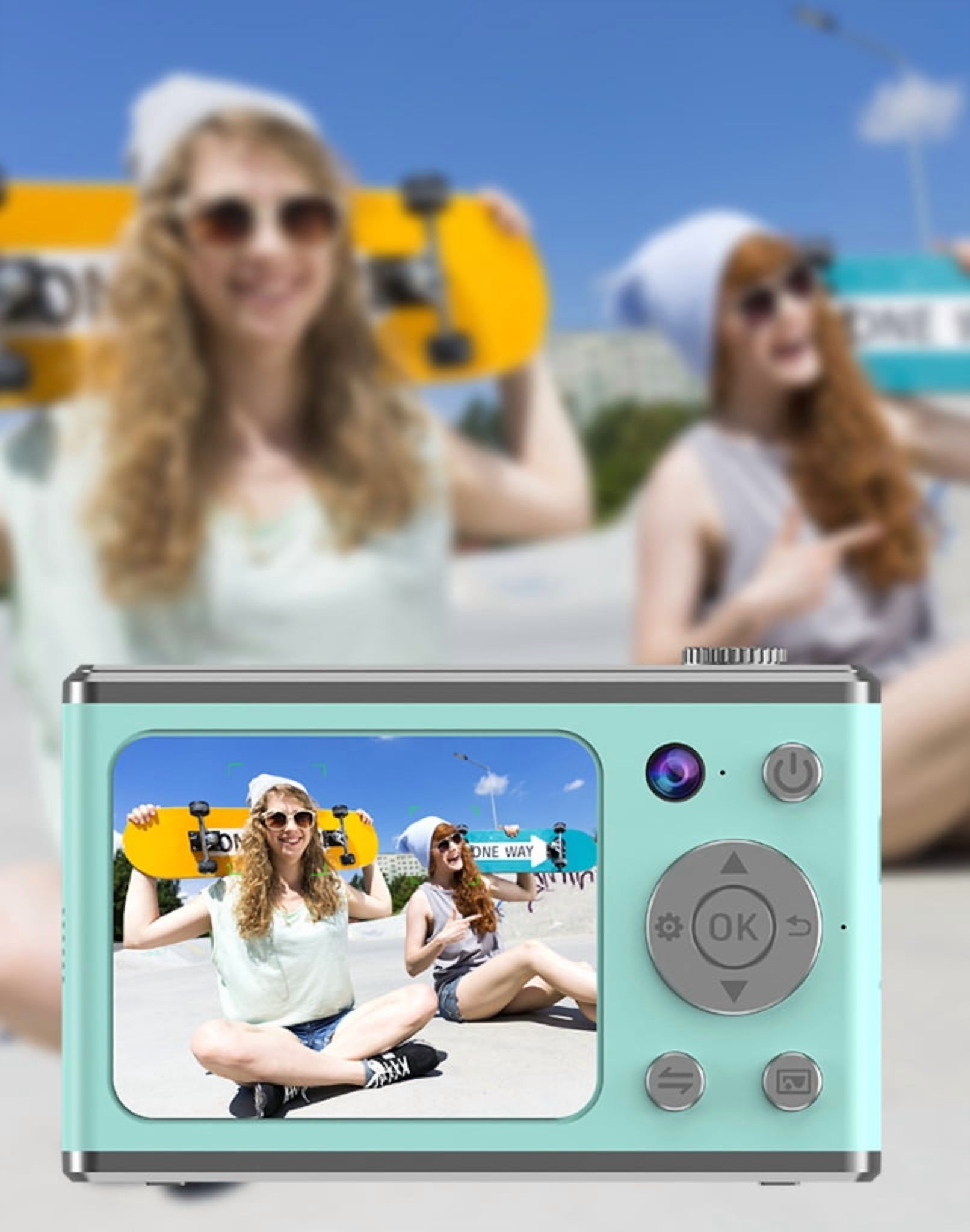 1. 64MP Lens Digital Camera with 4K Video, WiFi, 16X Zoom & for Vlogging