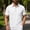 white, variant on Men's Big and Tall Short Sleeve Casual Button Shirt Casual