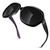 Black Purple Frame|Gray Lens