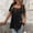 Black, variant on Shirts for Women Dressy Casual Cutout Graphic T Shirts T-Shirt Short Sleeve White Square Neck Womens Shirts Casual,XXL