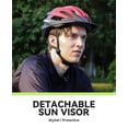 thumbnail image 5 of FUNWICT Lightweight Bike Helmet with Visor for Adults Men Women, Adjustable Fit, Breathable Road MTB Cycling Helmet for Ebike Scooter, 5 of 8