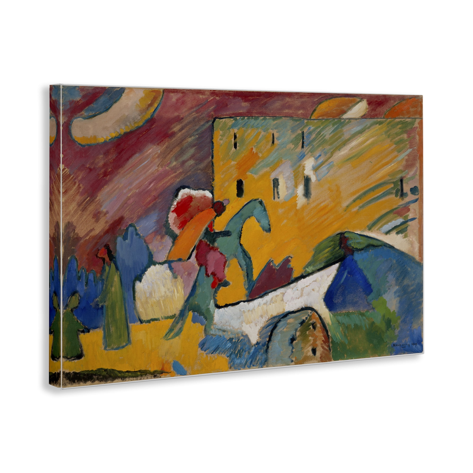 Stupell Industries Kandinsky Improvisation Classic Abstract Painting Wrapped Canvas Art Print Wall Art, 30 x 20
