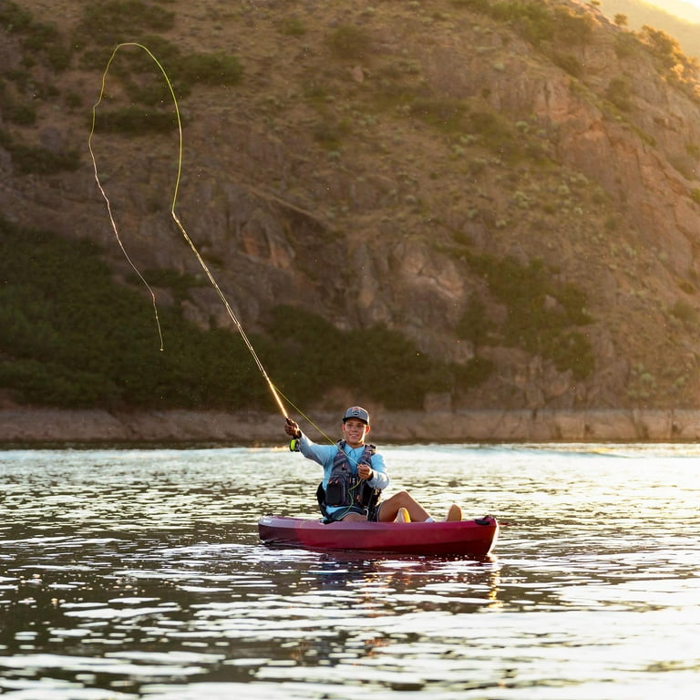 Lifetime Tamarack Angler 10 ft Fishing Kayak, Volcano Fusion w