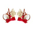 thumbnail image 2 of Ganfancp 1 Pares Navidad Horquilla Antler Hair Clips Accesorios para El Cabello Fiesta Navidad Mujeres Niñas, 2 of 6