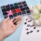 thumbnail image 3 of Kit de 510 piezas para manualidades DIY (24 estilos): ojos, narices y separadores de plástico para amigurumi (colores surtidos). Incluye ojos triangulares para amigurumi y otros elementos decorativos., 3 of 7