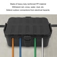thumbnail image 4 of Caja Eléctrica Para Exteriores, Impermeable, IP54, Resistente La Intemperie, Caja Cubierta De Conexión Cable Extensión Con 6 Entradas Sello Cable, Protege El Enchufe Toma, 4 of 7