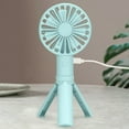 thumbnail image 7 of USB Tripod Stand Handheld Fan, 3-Speed Adjustable, Portable Small Fan, Rechargeable, Folding, with Night Light, Dual Use as Grip/Stand, Low Noise, for Travel Outdoor, 7 of 7