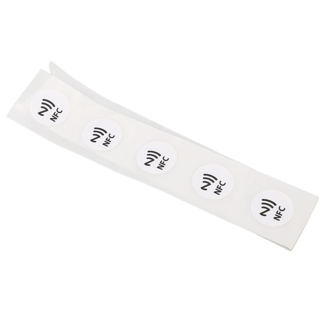 30 Pcs NFC Tags, Waterproof NTAG215 CHIP NFC Stickers, Programmable NFC Coin Cards Compatible with for TagMo & and Phones, Repeatedly Edited or Read Only