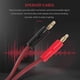 thumbnail image 3 of XLR to Banana Speaker Cable,XLR 3 Pin Male to Dual Banana Plugs Audio Cable, Gold-Plated 4mm Plug t, 3 of 5