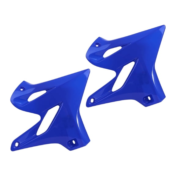 Polisport Radiator Scoops - Blue Panels for Yamaha YZ 125X/250X (2017-2023) Yamaha YZ 125/250 (2015-2021) - OEM Fit, Glossy Finish, Lightweight & Impact-Resistant, Easy Installation
