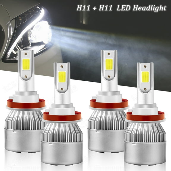 For Toyota Venza 2009-2016 Combo 6000K LED Headlight Bulbs High/Low Beam