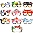 thumbnail image 5 of Germany Flag Fan Glasses, Football Game Cheering Prop with Eagle Design, Soccer Match Decoration, Sports Event Accessory, Party Favor for Fans, 5 of 8