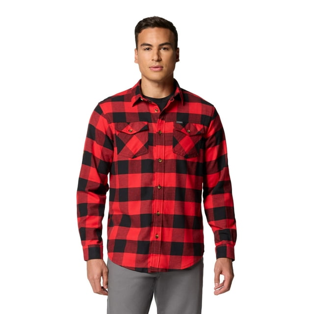 Camisa Columbia Bearmouth Springs de franela para hombre, color rojo, talla XL