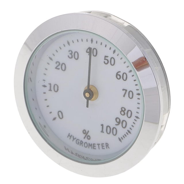 Higrómetro de redondo de 36 mm para gabinete de de Caja Zulema Higrómetro para cigarros