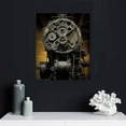 thumbnail image 4 of Nawypu Canvas Wall Art Living Room Décor Steampunk Art Prints Machine Old Factory Artwork Wall Decor Architecture The Picture Vintage Paintings Posters Home Decorative for Bedroom Office, 4 of 4