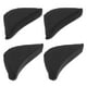 thumbnail image 5 of 2 pares de plantillas de esponja para dedos, rellenadores de zapatos unisex para que los zapatos grandes se ajusten a una sola talla (negro), 5 of 8