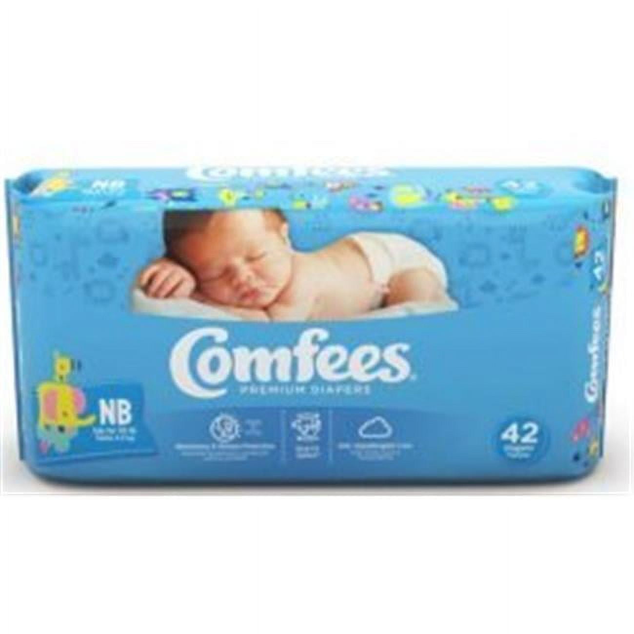 Comfees® Diaper, Kid Design, Newborn, 168/Case (907018_CS)