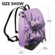 thumbnail image 2 of Easygdp Lavender Roses Arrangement Mochila de Cuero para Mujeres, Bolso de Hombro, Bolsos de Mano de Moda para Trabajo y Viajes, 2 of 4