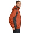 thumbnail image 3 of Port Authority Men's Perfect Microfleece Jacket_Dark Cadmium Orange/Shadow_3XL, 3 of 6