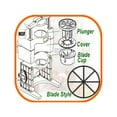 thumbnail image 1 of Sunkist S-104 8 Wedge Blade Cup Sectionizer, 1 of 1