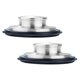 thumbnail image 5 of unbranded 2Ud Tapones Para Fregadero De Cocina En Inoxidable Y Goma Con Anillo Antisalpicaduras Plata, 5 of 8