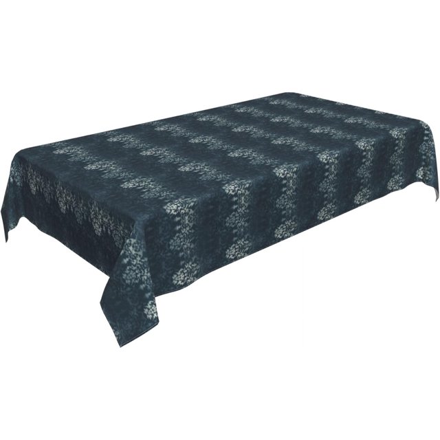 Rectangle Tablecloth 60 x 90 Inch, Old Damask Rectangle Table Protector Comfortable Table Cloth Cover Kitchen Tablecover for Restaurant, Picnic, Indoor and Outdoor Dining