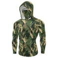 thumbnail image 5 of YUGYXL Women's Camo Sun Protection Hoodie With Mask UPF 50 Lightweight Summer Fishing Shirts Beach Rash Guard Plus Size B Multicolor XXXL, 5 of 7