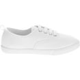 thumbnail image 2 of Faded Glory Girls' Lace-Up Canvas Casual Shoe, 2 of 4
