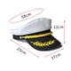 thumbnail image 3 of Embroidery Navy Cap Vintage Adjustable Cotton Military Hat for Women Men, 3 of 5