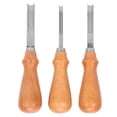 thumbnail image 1 of Leather Edger, Lightweight 3pcs Professional Leather Tools  For DIY Craft Leather Cutting For Making Handbags Wallets, 1 of 8