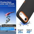 thumbnail image 2 of For Apple iPhone Air Case Shockproof Dust/Drop Proof 3 in 1 Full Body Rugged Heavy Duty Durable Cover Orange, 2 of 5