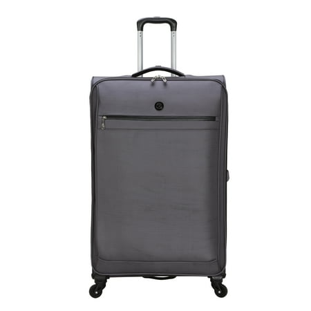 Protege 30 inch Lightweight Softside Travel Upright Checked Luggage, Grey, Adult