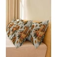 thumbnail image 4 of Sunflower Pumpkins Body Pillow Cover 20 x 60 Inch Decorative Pillow Cover Fall Vintage Botanical Leaves Burlap Lumbar Pillowcase Seasonal Rectangle Cushion Case for Couch Sofa Bed Living Room, 4 of 7