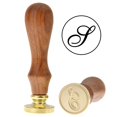 thumbnail image 1 of Sello de cera Vintage Retro cabeza de latón mango de madera letra del alfabeto sello de cera de lacre clásico oso de fresa  Electrónica, 1 of 1