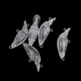 thumbnail image 4 of Cebo Duro de Forma Minnow Sin Señuelo Crankbaits Atracción Grandes Pesca Mosca 4.7cm 5 piezas 3.3g Sunnimix Señuelos sin pintar, 4 of 7