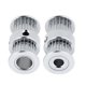 thumbnail image 2 of Seitruly Paquete de 2 20T polea de correa síncrona aleación de aluminio doble cabeza profesional Industrial 2GT 3D accesorios de rueda de impresora Kits de mantenimiento de impresoras, 2 of 6