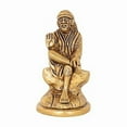 thumbnail image 3 of Sacred Needs Handcrafted Brass Sai Baba Statue – 3.4-Inch Shirdi Sai Baba Idol for Home Temple, Office Décor, and Spiritual Gift, 3 of 4