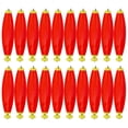 thumbnail image 1 of 20 Pieces Fishing Bobbers Weighted Foam Float Weighted Bobbers Oval, 1 of 8