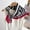 Red, variant on 68cm Wild Zebra Printed Square Scarf for Women's Spring Summer New Imitation Silk Scarf Trendy Versatile Shawl Scarfs Headscarf