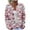 I Multicolor, variant on Ladies Sweaters Long Sleeve V-Neck Sweaters for Women Plus Size Cardigan Button Up Women's Casual Christmas Printed Knitted Cardigan Button Up Jacket Coat
