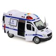 thumbnail image 1 of POINTERTECK Police Car Model With Light & Openable Door Musical Simulation Vehicle Model, 1 of 3