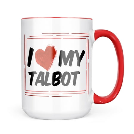 

Neonblond I Love my Talbot Dog from Mug gift for Coffee Tea lovers