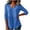 Blue#46, variant on UVEASISHA Women V Neck Tunic Top 3/4 Sleeve Babydoll Blouse Empire Waist Loose Fit Peplum Shirt Casual Summer Vacation Wear Gray M
