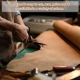 thumbnail image 5 of Uxcell Full Grain Leather Sheet 11.8" x 7.8" Natural Cow Leather Pieces Leather Fabric for DIY Craft Furniture Office Belts Book Covers, Dark Brown, 5 of 6