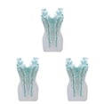 thumbnail image 4 of maskred Sturdy And Durable Lace Applique With 3D Beads And Rhinestones With Materials Are Sturdy And Durable Multiple Colors Green B 3Set, 4 of 6