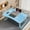 Blue, variant on Folding Laptop Bed Table with LED Lights, Storage Drawers & Shelves - Portable Bed Tray for Reading, Writing & Work