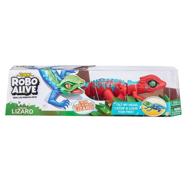 Robo Alive Lurking Lizard Battery-Powered Robotic Toy by ZURU (Coloring May  Vary)
