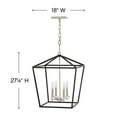 thumbnail image 2 of Hinkley Lighting - Stinson - 4 Light Large Open Frame Chandelier in Transitional, 2 of 6